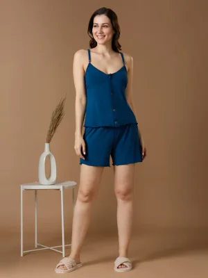Blue Lagoon Breezy Lace Lounge Set