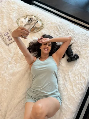 Sage Green Lace Back Cami & Shorts Loungewear Set